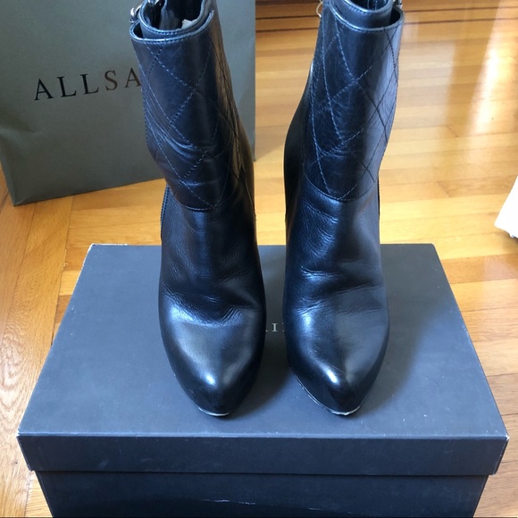 ALLSAINTS KAPITAL STILETTO BOOTIE - Picture 3 of 8